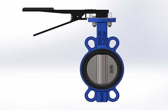 Handle Operated Wafer Universal Flange B