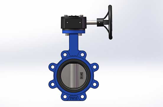 Worm Gear Operated Lug Butterfly Valve
